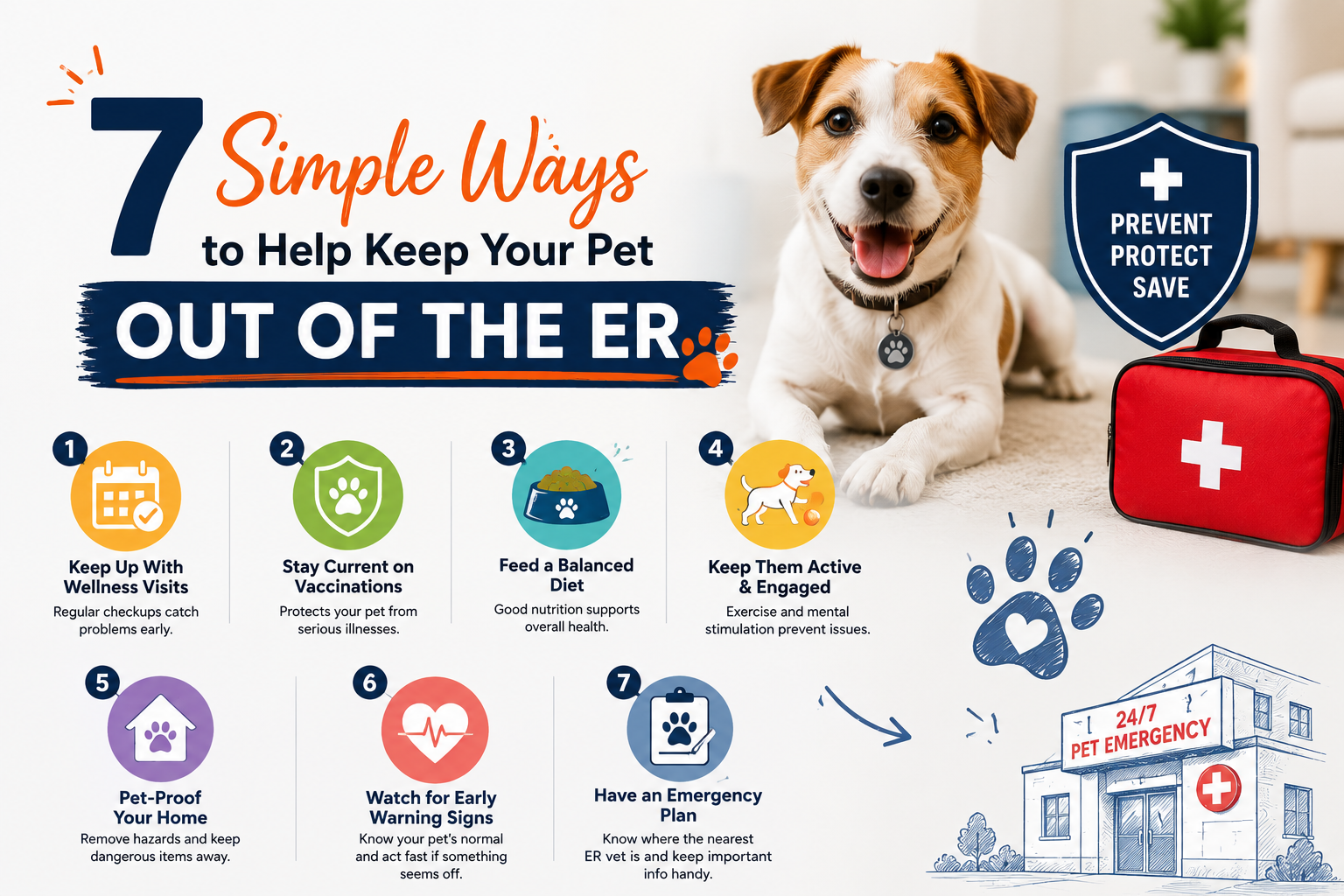 7 Simple Ways to Help Keep Your Pet Out of the ER